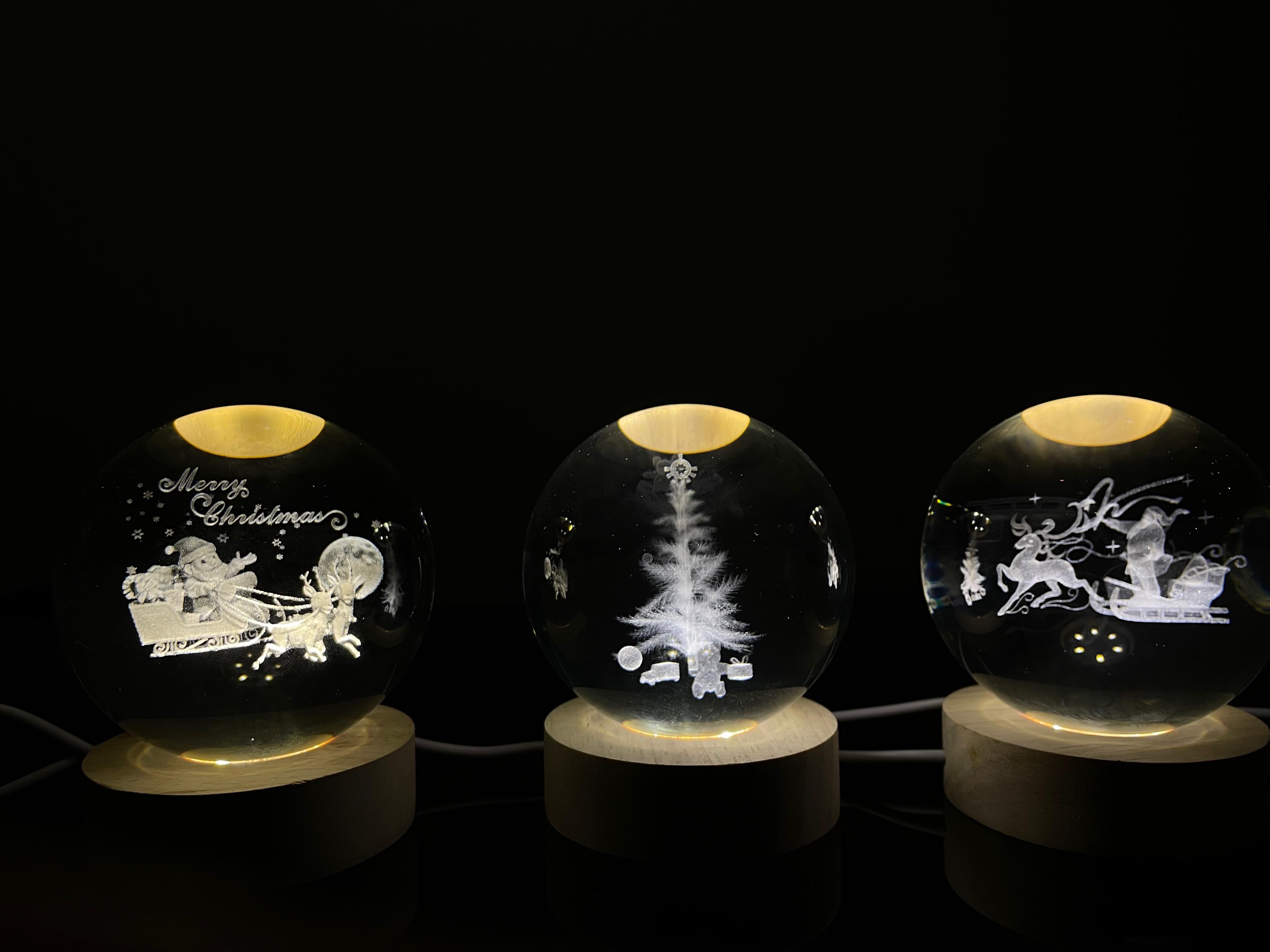 ESFERAS DE CRISTAL NAVIDEÑAS ✨🎄