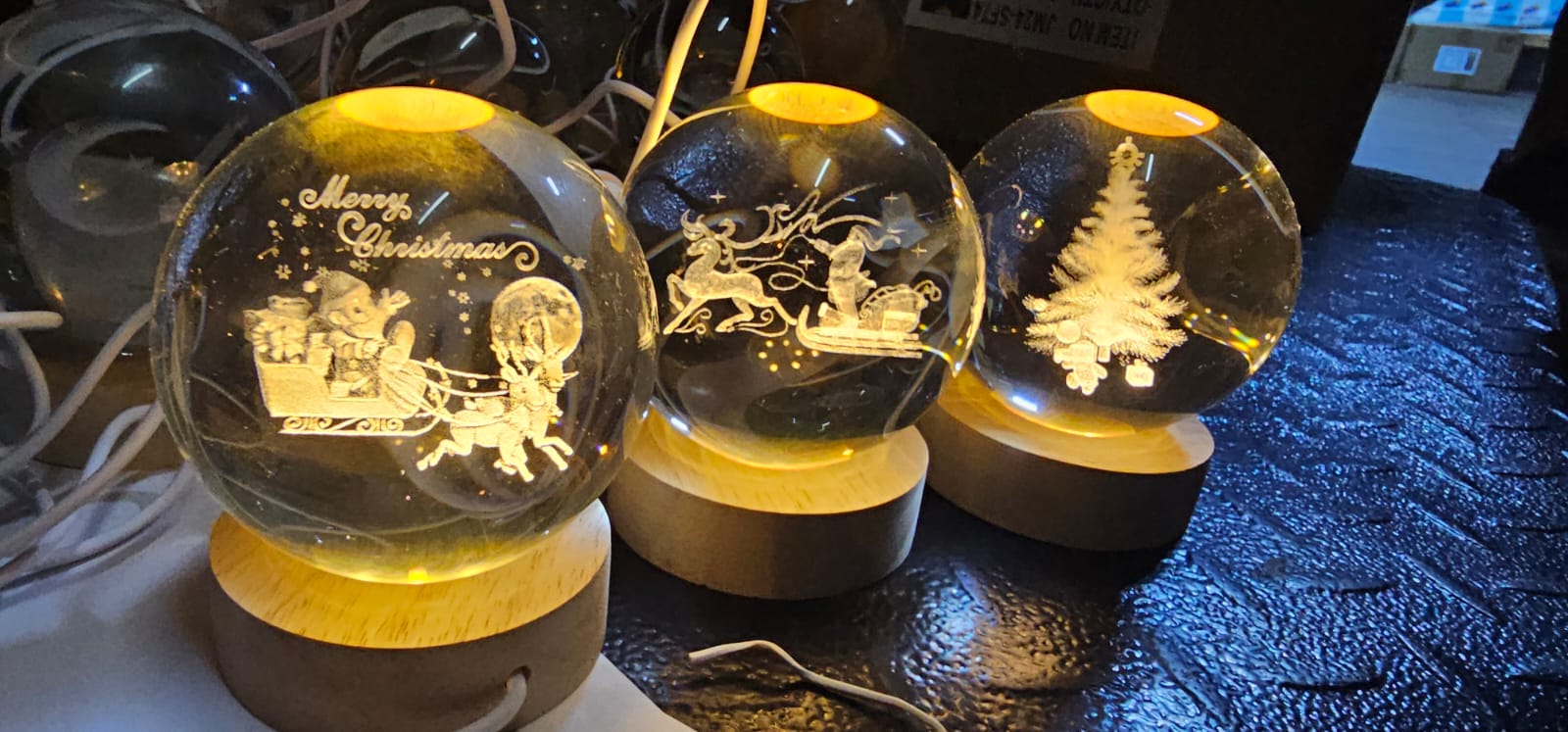 ESFERAS DE CRISTAL NAVIDEÑAS ✨🎄